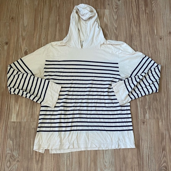 J. Crew Striped Chor Lightweight Sweatshirt - Picture 1 of 5